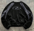 Knitted sweatshirt - Black and Grey