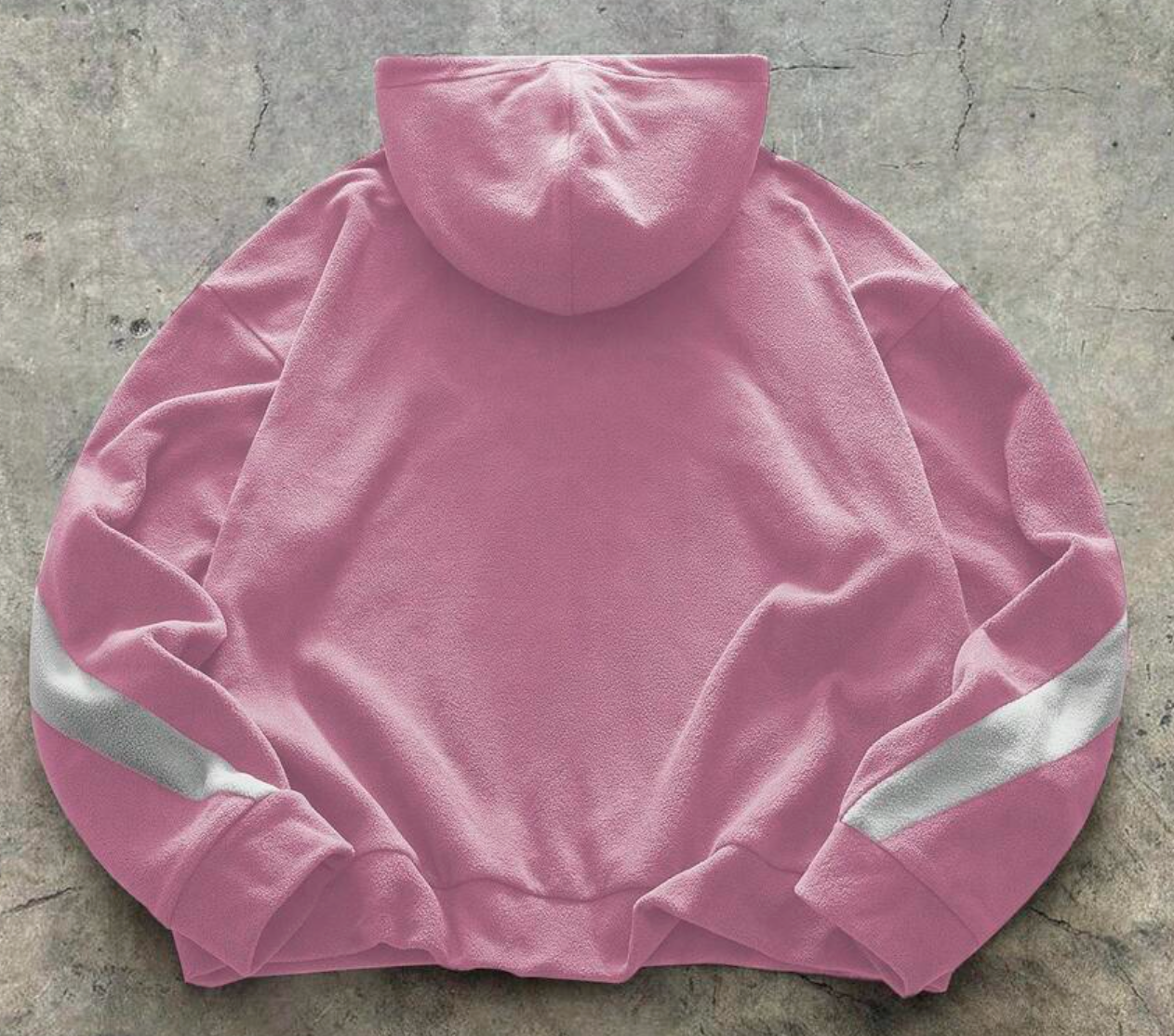 Hoodie - Pink and White
