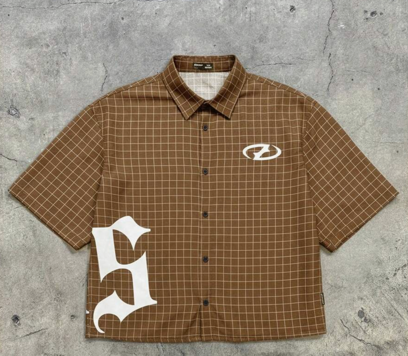 Button Polo - Brown